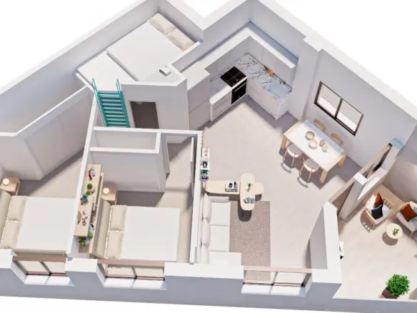Apartment Of 56 M² In Pilar De La Horadada