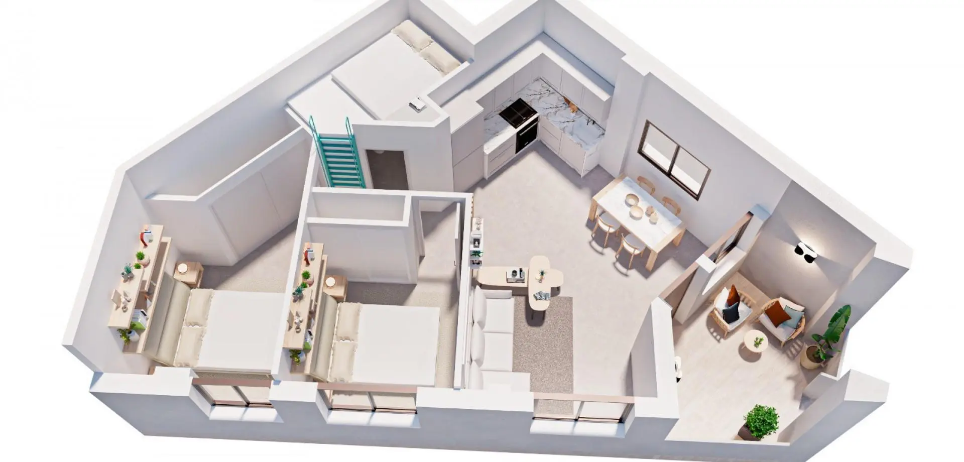 Apartment Of 56 M² In Pilar De La Horadada