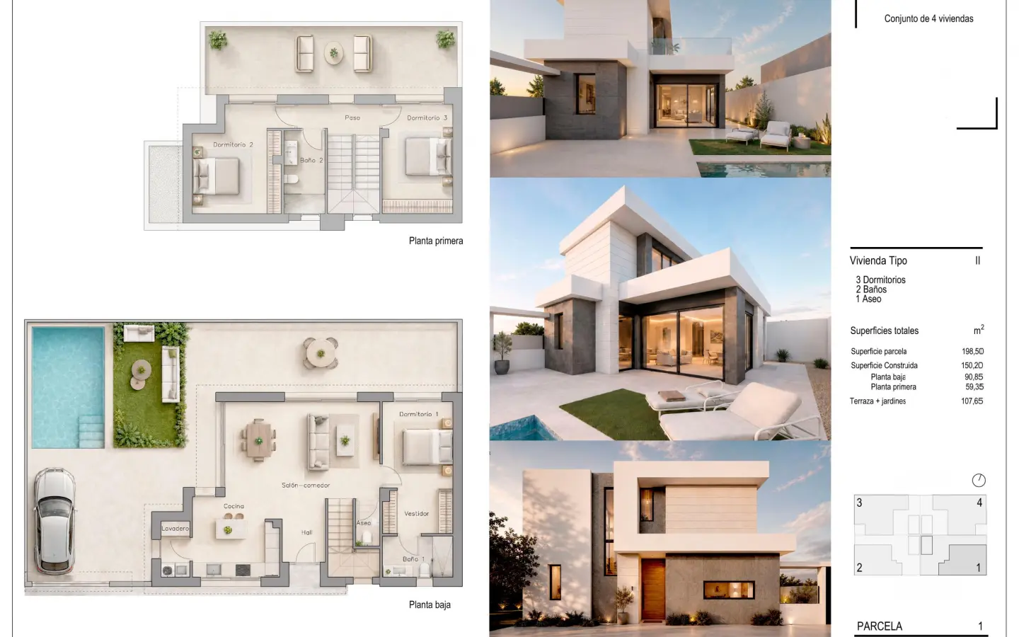 3-bedroom Villa In Pilar De La Horadada, Spain (150 M²)