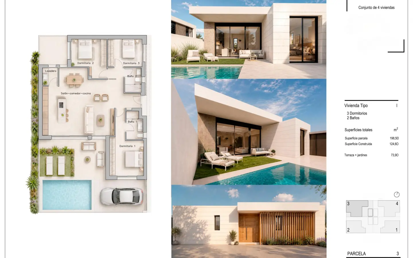 3-bedroom Villa In Pilar De La Horadada, Spain (124 M²)