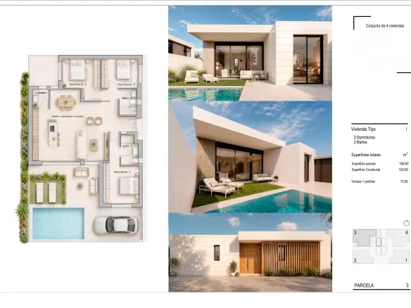 3-bedroom Villa In Pilar De La Horadada, Spain (124 M²)