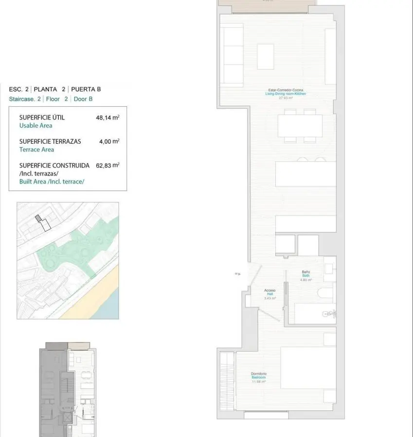1-bedroom Apartment In Villajoyosa, Spain (62 M²)