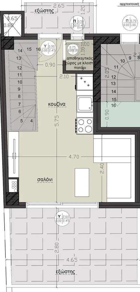 Duplex Of 77 M² With Garage In Thessaloniki