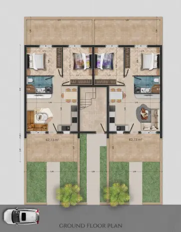 Flat Of 63 M² In Asprovalta