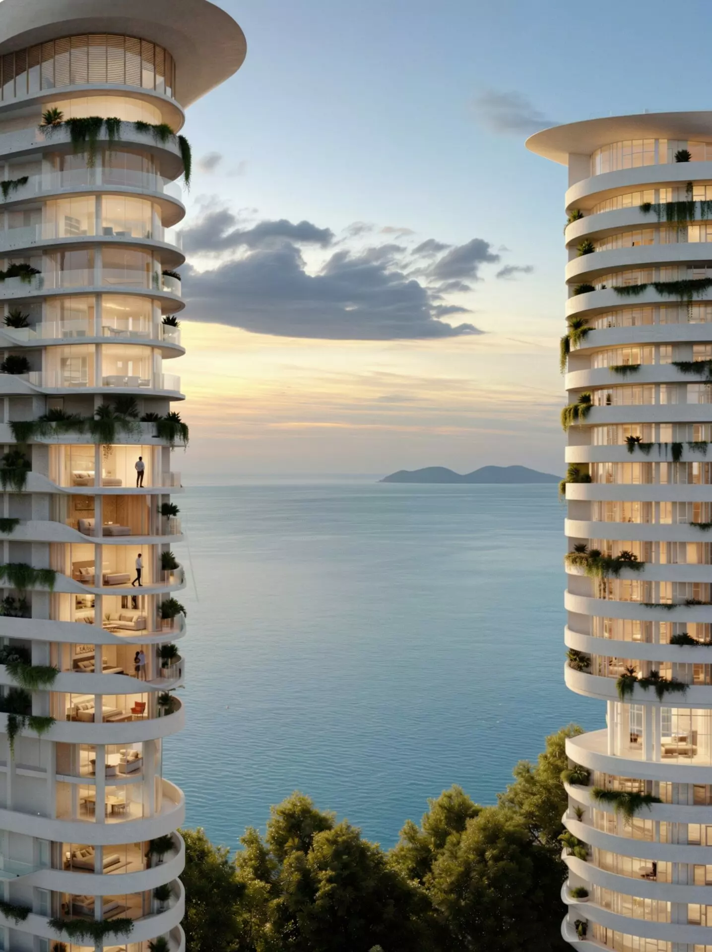 Luzaj-Tower-Sea Apartment Of 120 M² With Sea View In Vlora