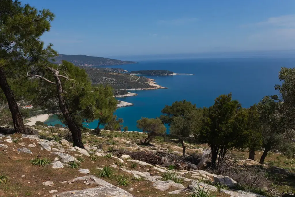 Land Of 4830 M² On The Island Of Thassos