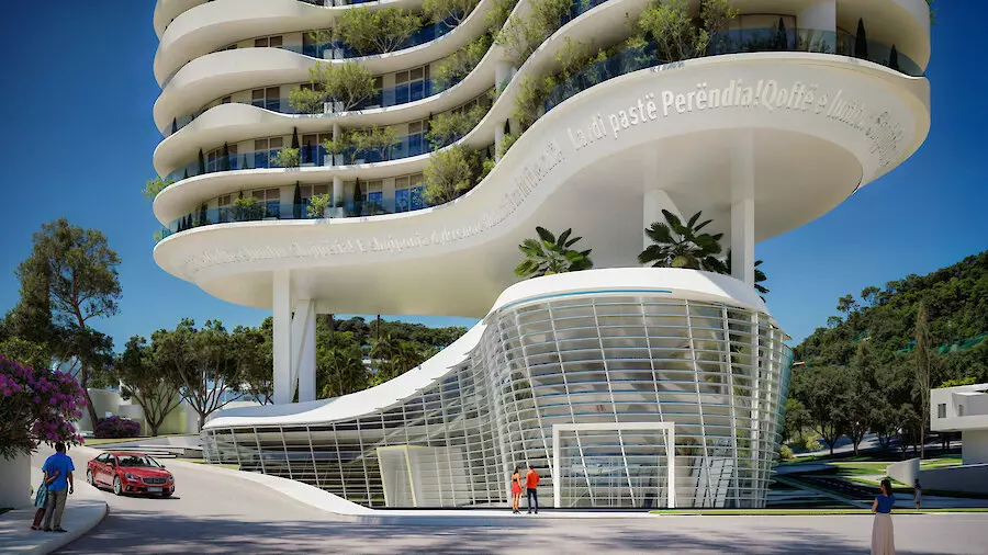 plinth_entrance.900×0 Apartment Of 120 M² With Sea View In Vlora