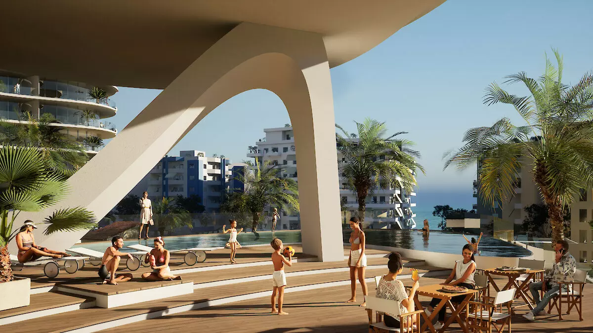 pool.1200×0 Apartment Of 120 M² With Sea View In Vlora