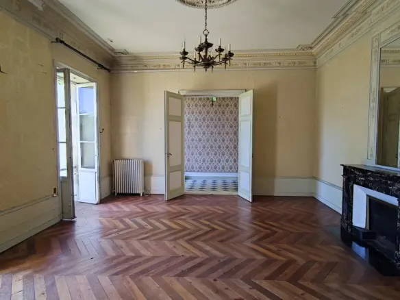 Maison De Maitre Of 7 Bedrooms With Garden, Garage, And River View In Saintes