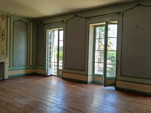 Maison De Maitre Of 7 Bedrooms With Garden, Garage, And River View In Saintes
