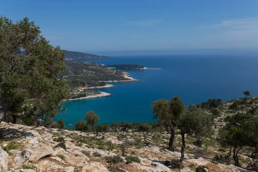 Land Of 4830 M² On The Island Of Thassos