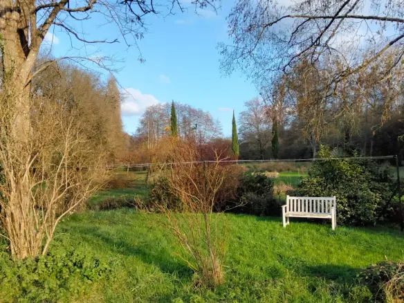 Watermill Of 80000 M² With Stream, Lake, Waterfall, Woodland, Guest House In Charente