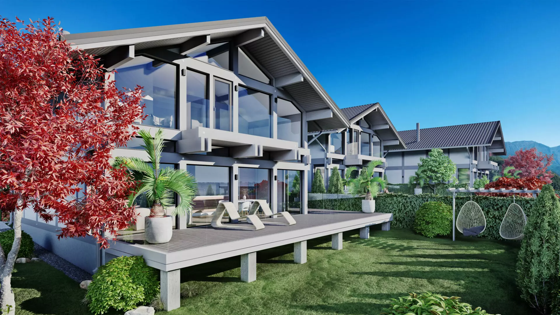 House Of 0 M² With 4 Bedrooms, 3 Bathrooms, Private Land Plot, Sea Views, And Mountain Views In [location]