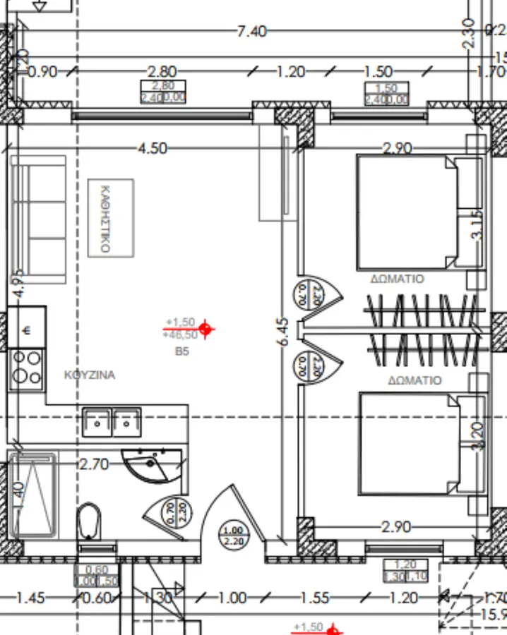 2-bedroom Flat In Kassandra, Greece (70 M²)