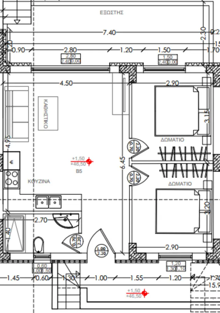 Flat Of 70 M² In Kassandra, Chalkidiki