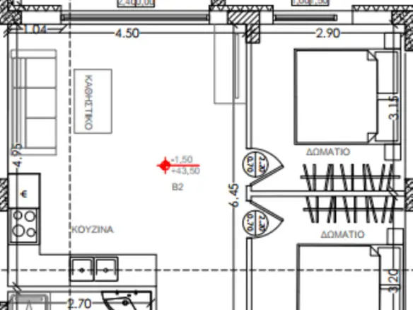 2-bedroom Flat In Kassandra, Greece (70 M²)