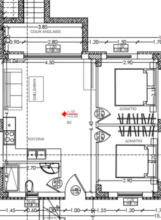 2-bedroom Flat In Kassandra, Greece (70 M²)