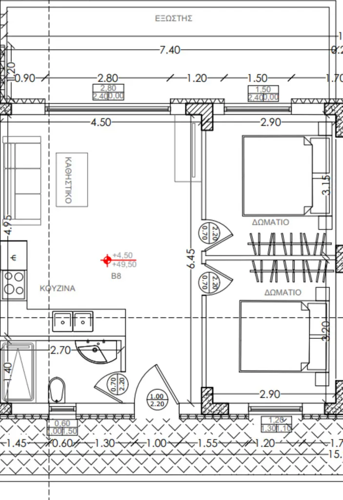 Flat Of 70 M² In Kassandra, Chalkidiki