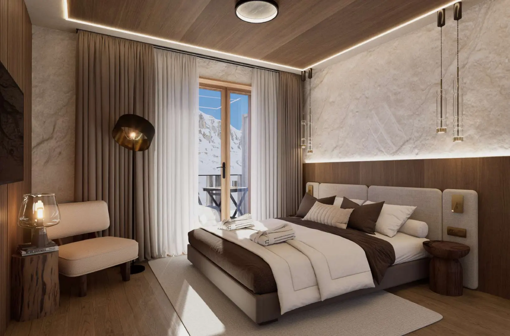 Ski Apartment Of 72 M² With Balcony In Tignes, Savoie