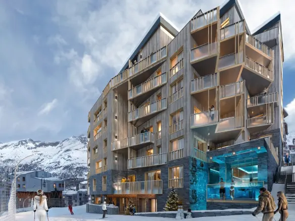 Ski Apartment Of 72 M² With Balcony In Tignes, Savoie