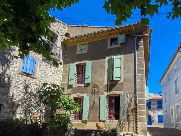 Village House Of 100 M² With Stone Barn And Terrace In Rural Area