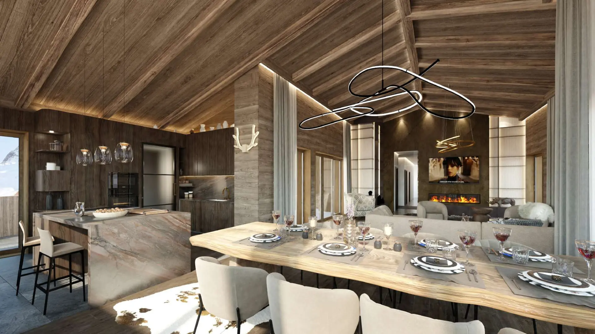 Ski Apartment Of 4 Bedrooms With Ski Access In Tignes, Savoie