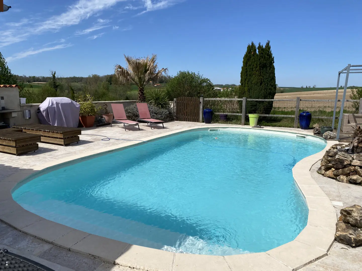 House Of 180 M² With Swimming Pool, Garden And Views In Ribérac