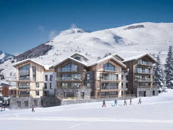 Ski Apartment Of 2 Bedrooms With Ski Access In Les-deux-alpes, Isere