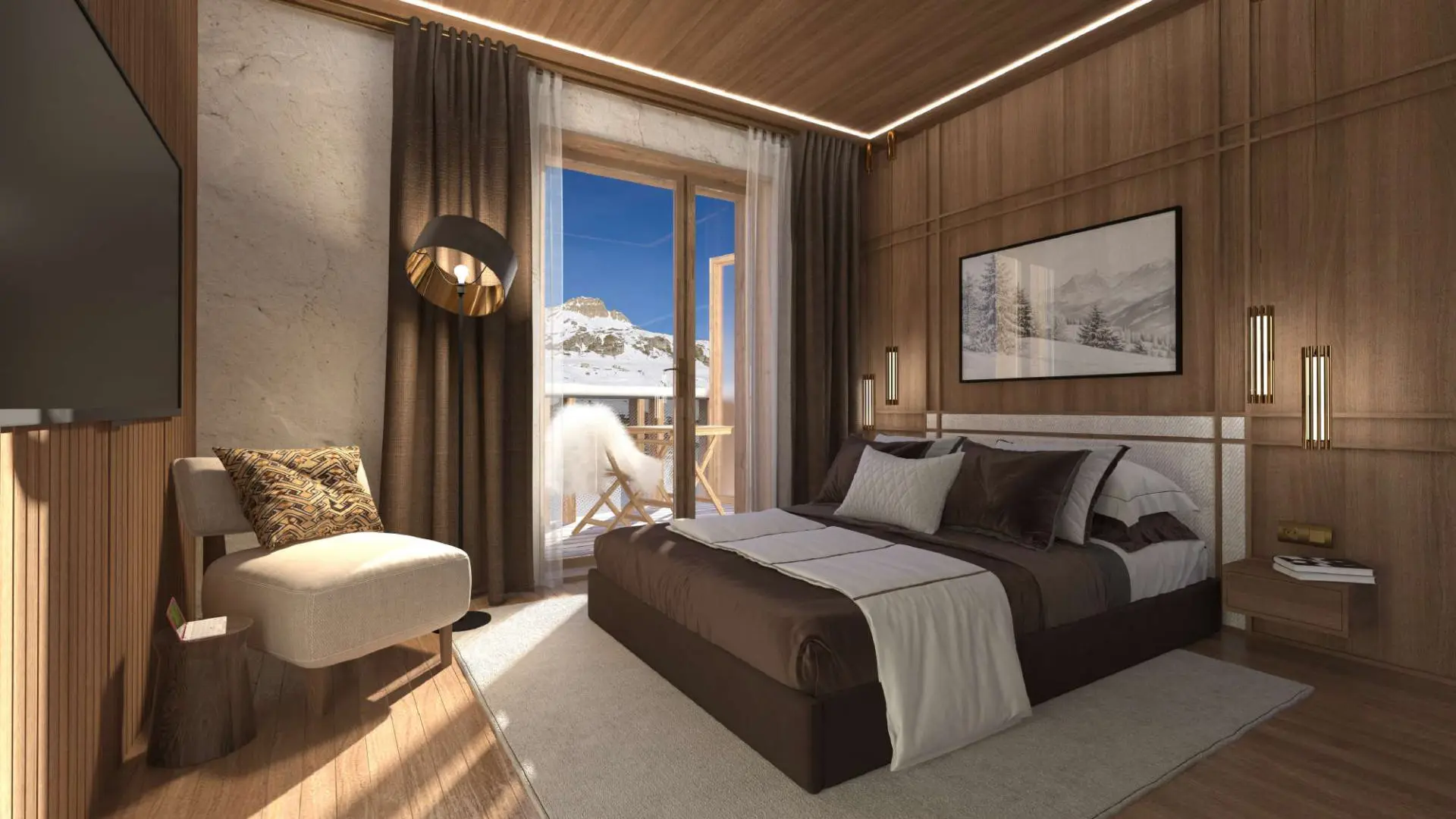 Apartment Of 42 M² With Ski Access In Tignes, Savoie