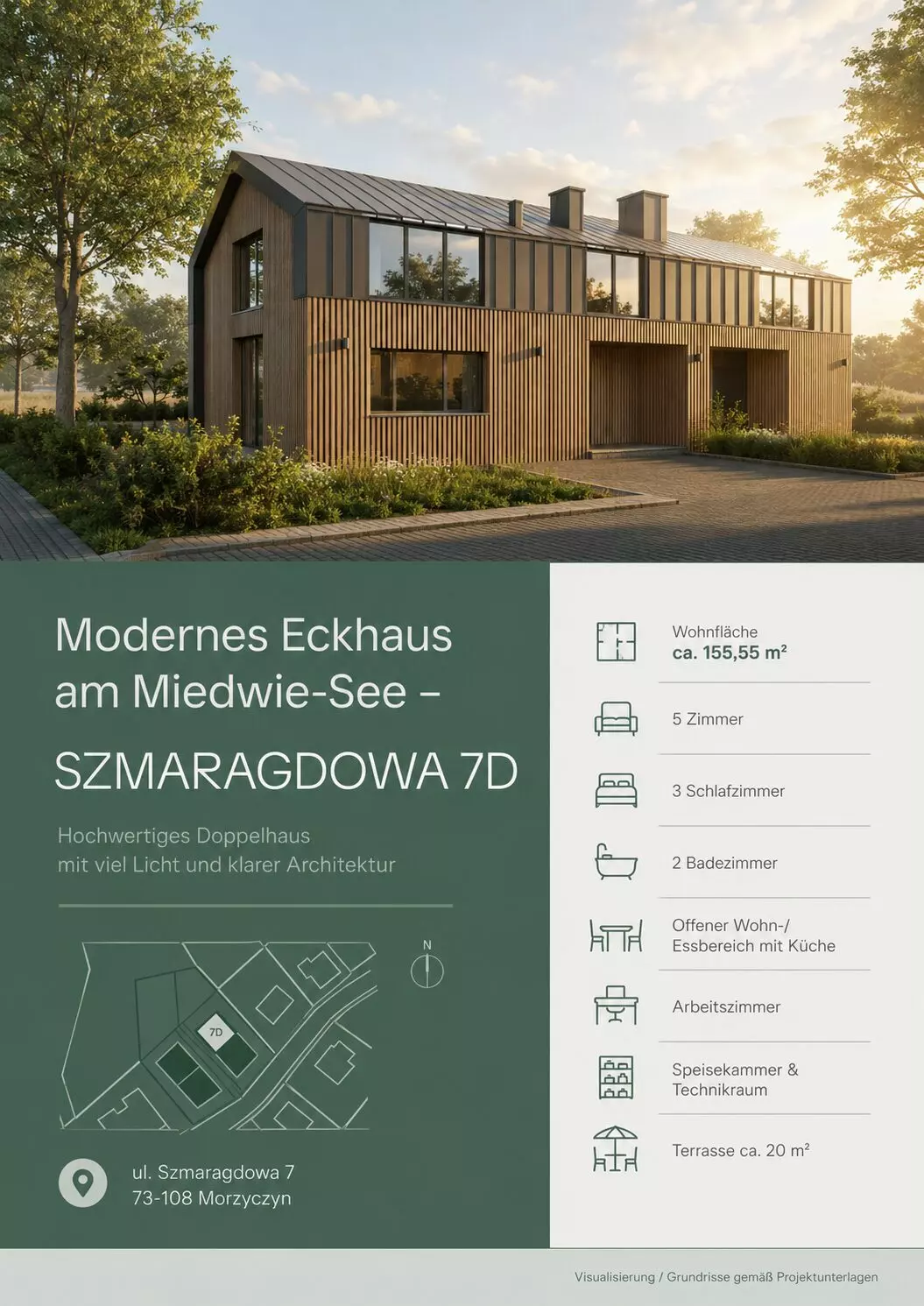 House Of 150 M² With Lake View In Szczecin