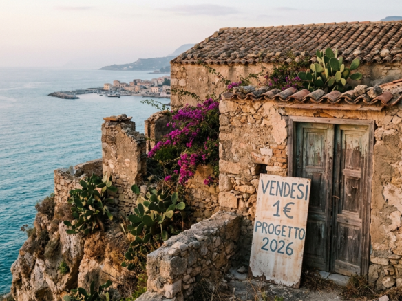 Discover where 1-euro homes meet the sea in Italy