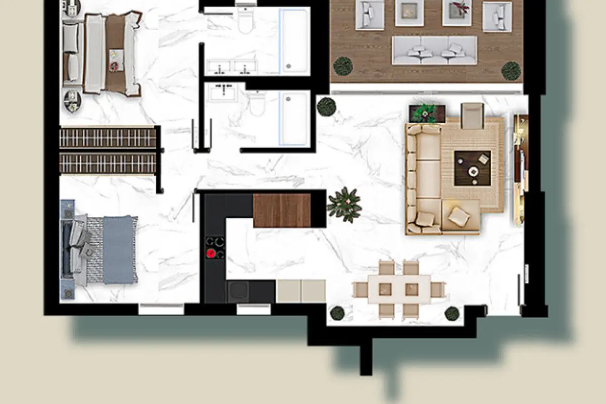 Apartment Of 143 M² In Marbella, Spain