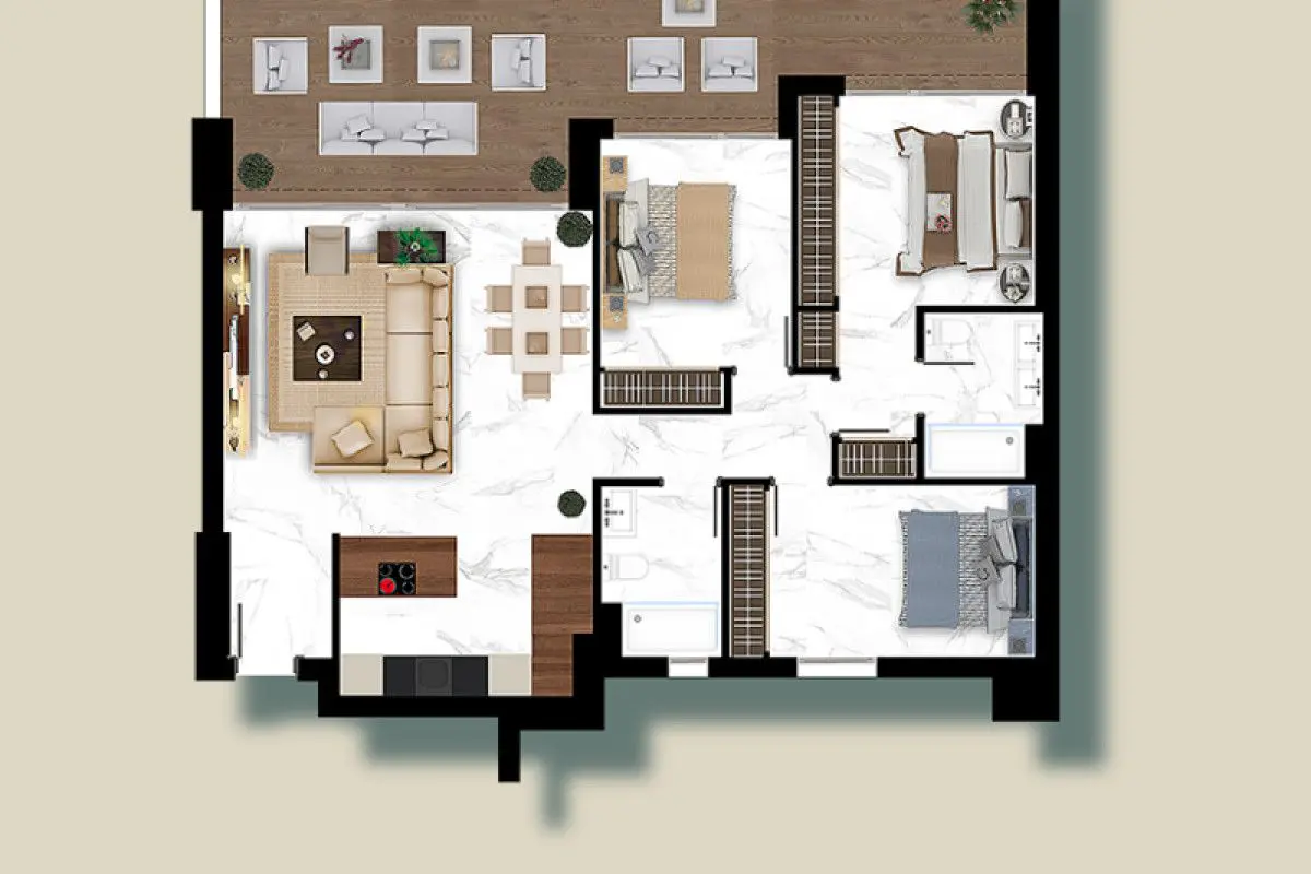 Apartment Of 143 M² In Marbella, Spain