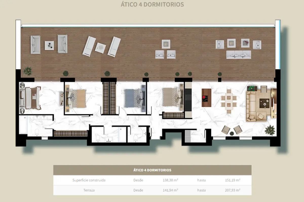 Apartment Of 143 M² In Marbella, Spain