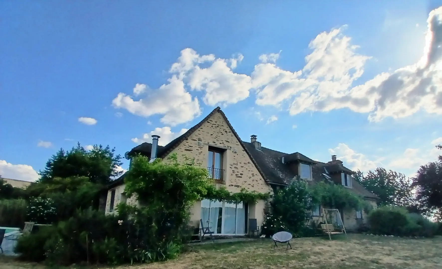 Barn Conversion And Stone Cottage With Pool And Views In [location]