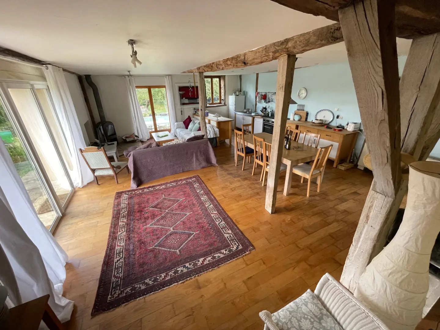 Barn Conversion And Stone Cottage With Pool And Views In [location]