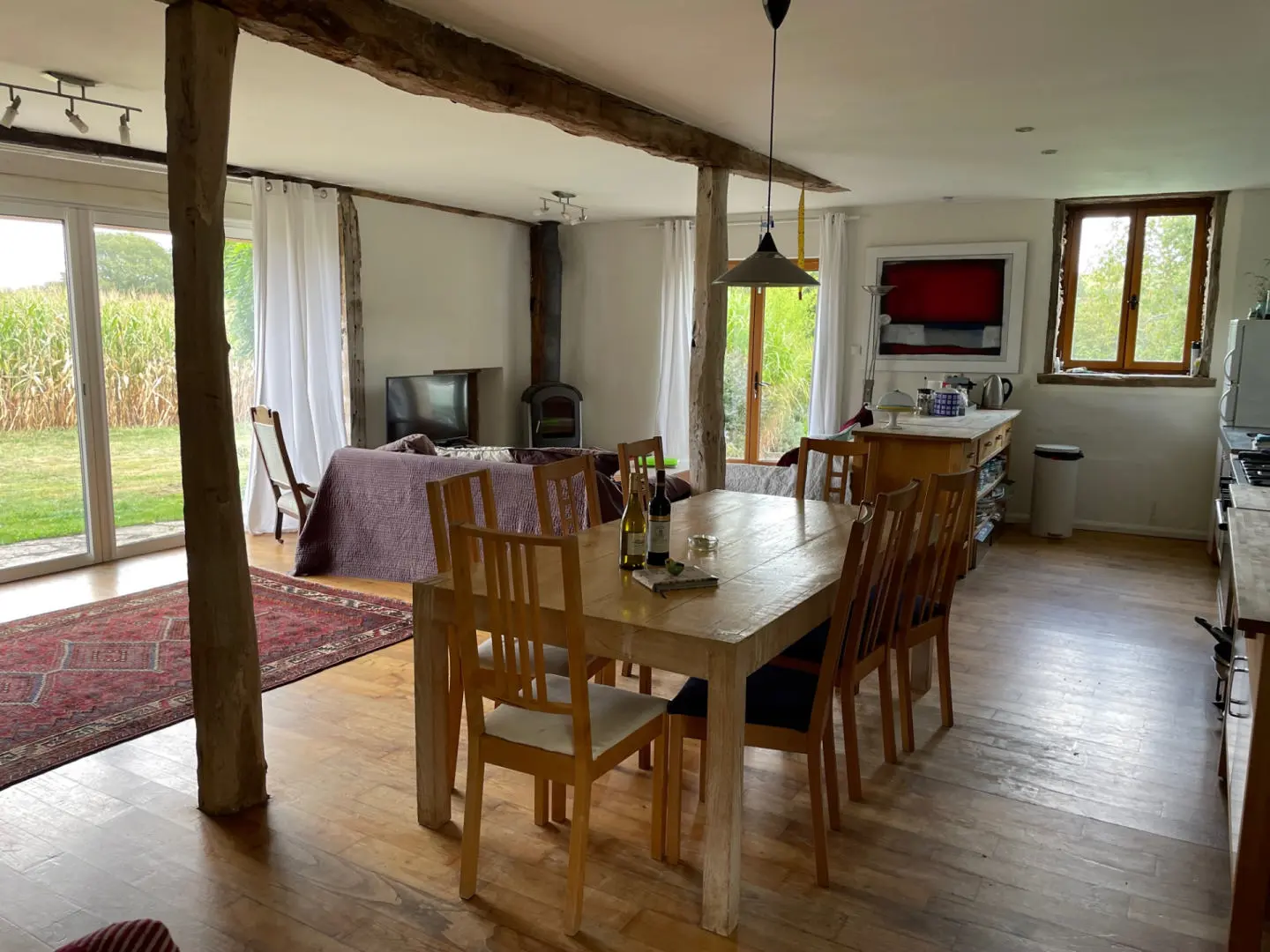 Barn Conversion And Stone Cottage With Pool And Views In [location]