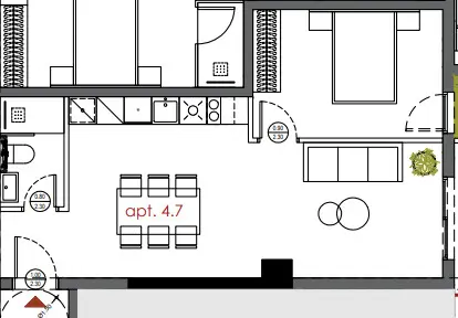 Flat Of 59 M² In Thessaloniki