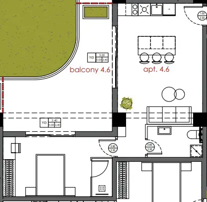 Flat Of 63 M² In Thessaloniki