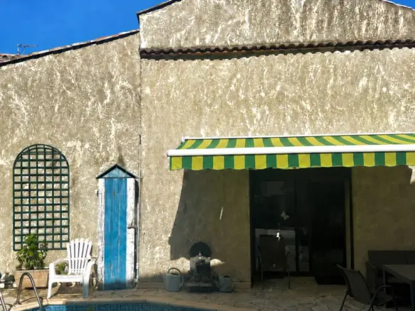 House Of 120 M² With Garden In Puissalicon