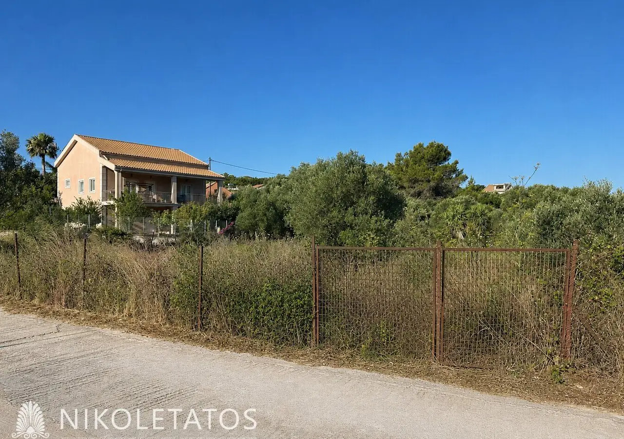 Land Of X With X In Keramies, Greece