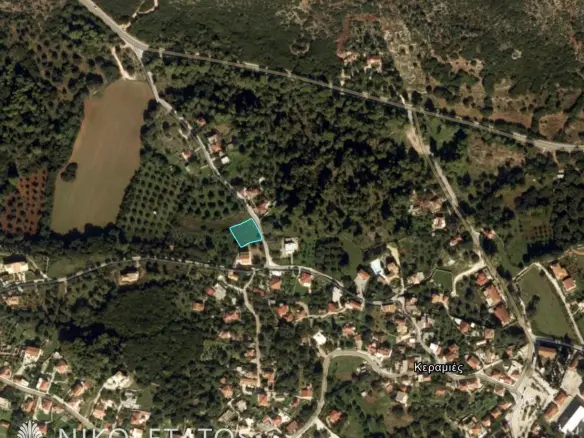 Land Of X With X In Keramies, Greece