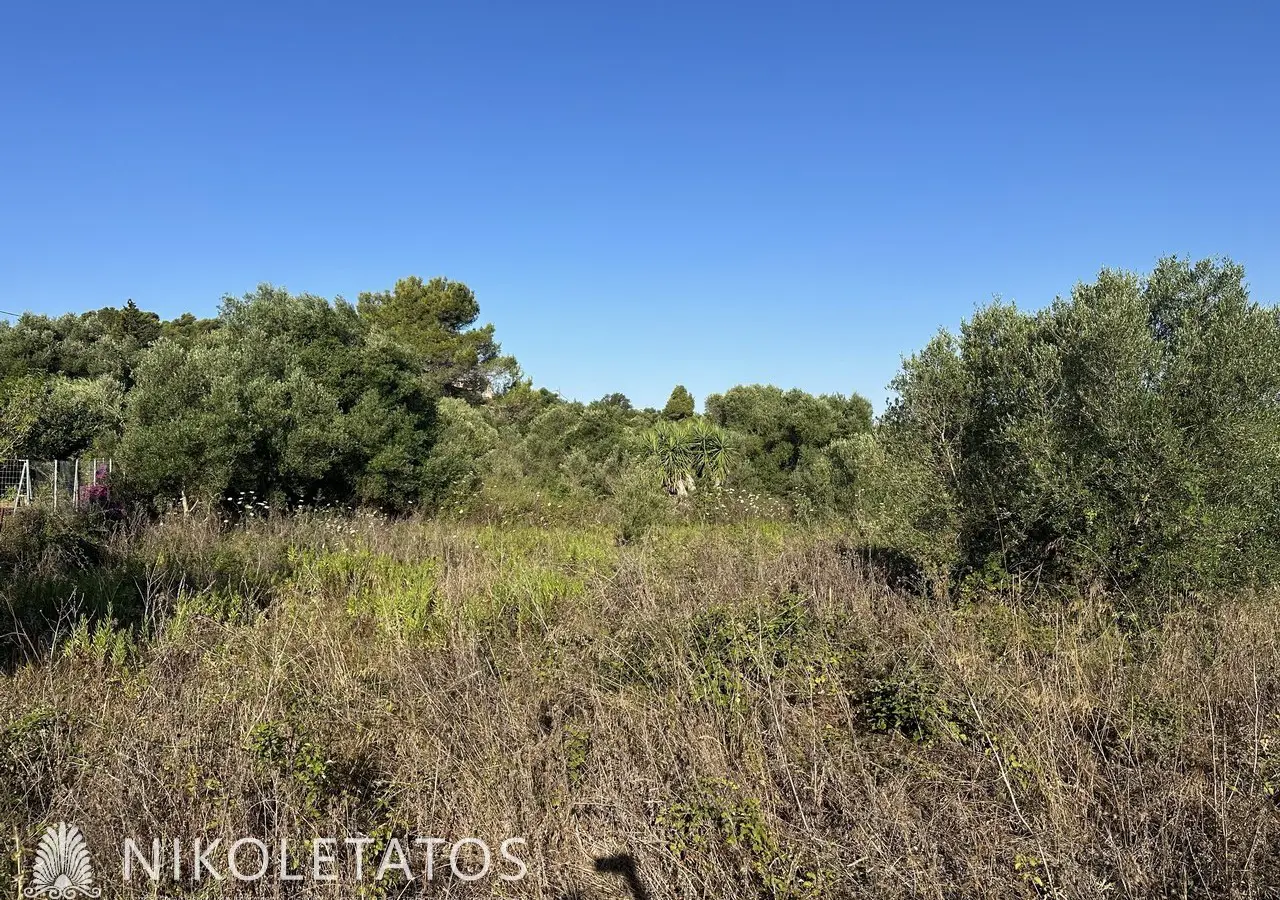 Land Of X With X In Keramies, Greece