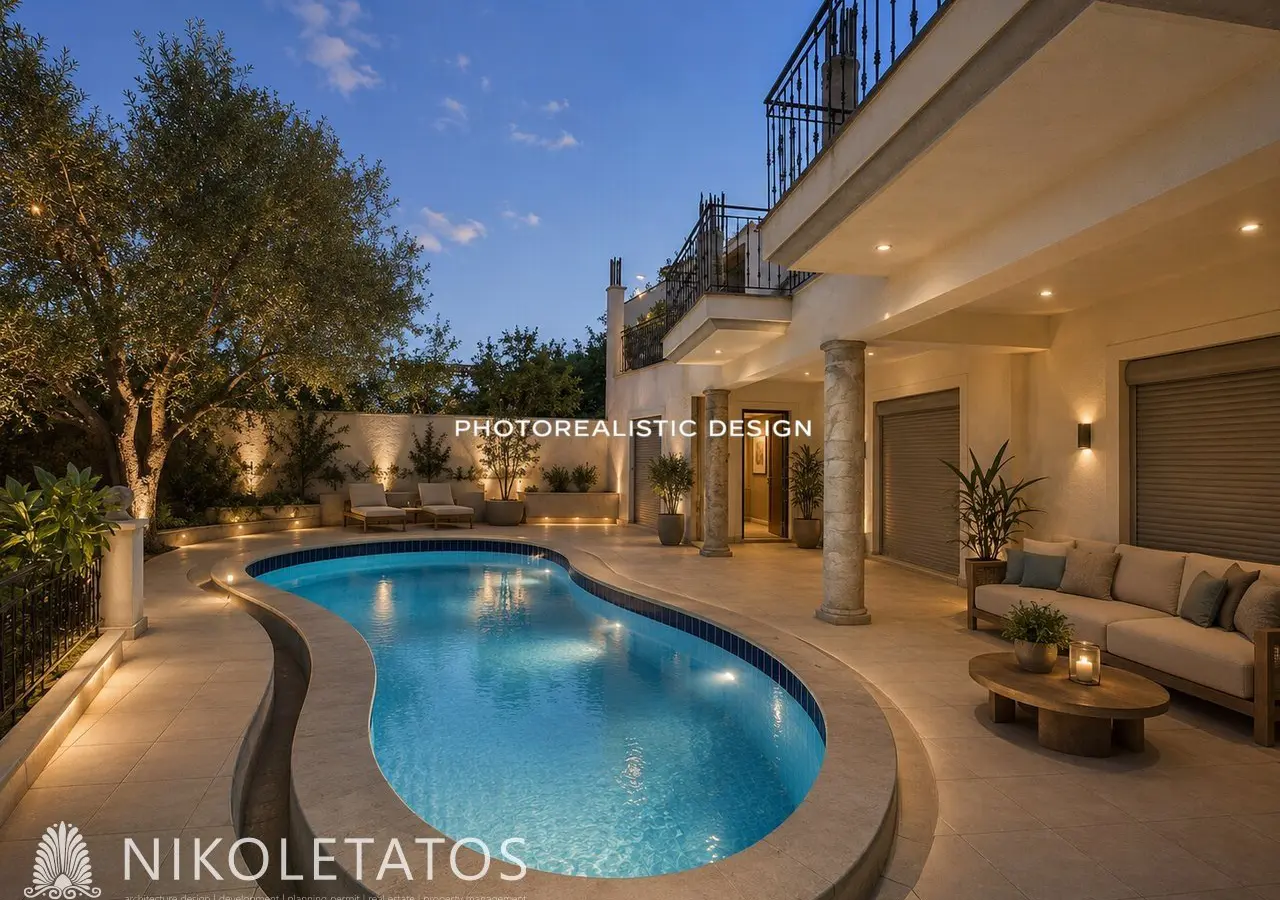 Villa Of [size] With [features] In Haliotata, Greece