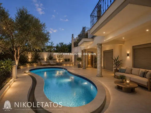 Villa Of [size] With [features] In Haliotata, Greece
