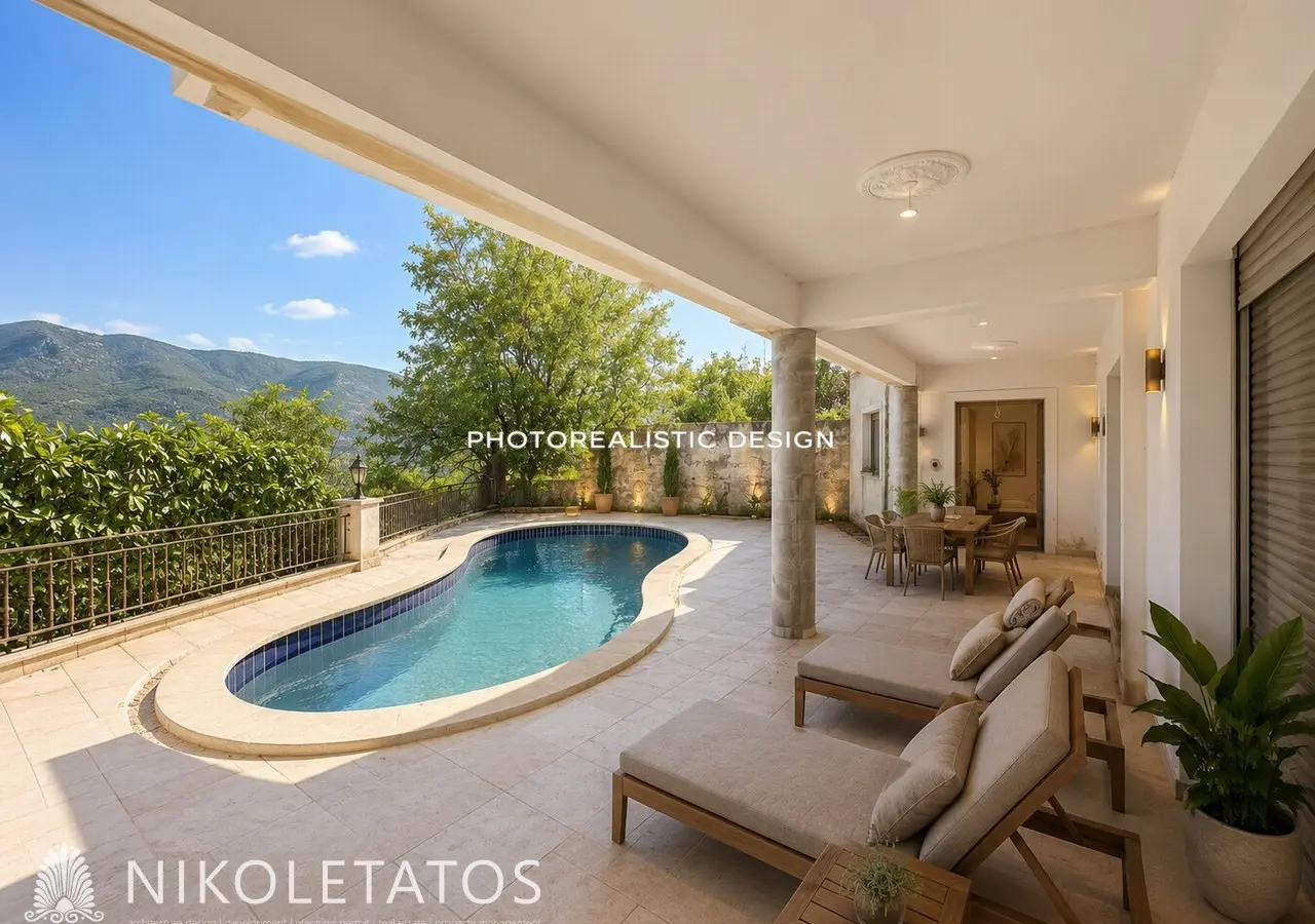 Villa Of [size] With [features] In Haliotata, Greece