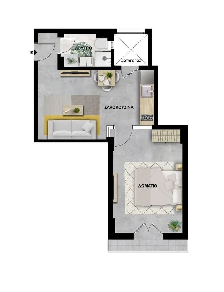 Flat Of 40 M² In Thessaloniki