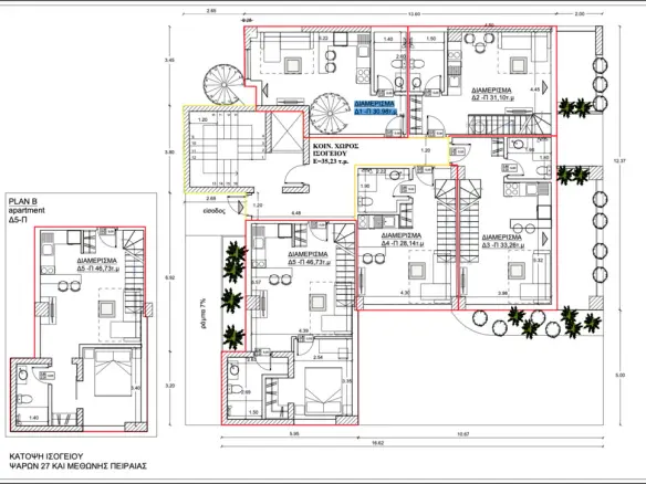 1-bedroom Duplex In Piraeus Port / Center, Greece (62 M²)