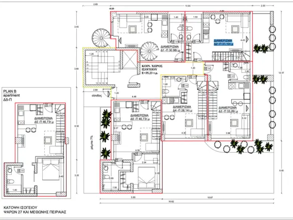 1-bedroom Duplex In Piraeus Port / Center, Greece (62 M²)