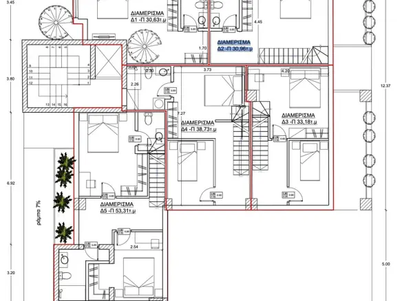 1-bedroom Duplex In Piraeus Port / Center, Greece (62 M²)